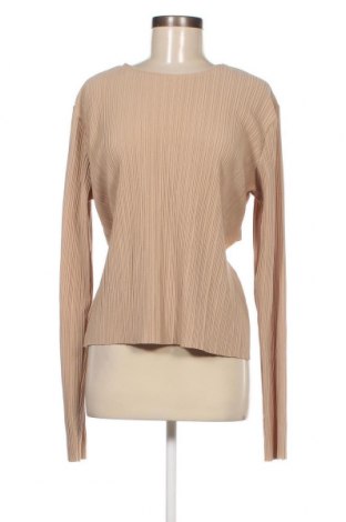Γυναικεία μπλούζα Gina Tricot, Μέγεθος XL, Χρώμα  Μπέζ, Τιμή 5,22 €