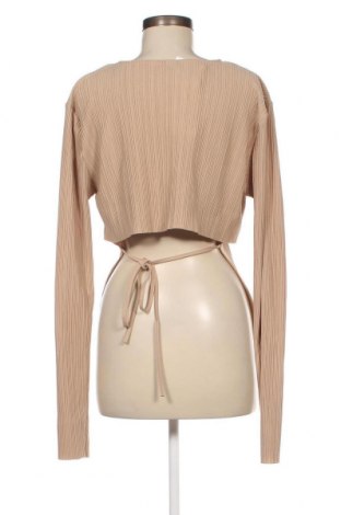 Дамска блуза Gina Tricot, Размер XL, Цвят Бежов, Цена 10,12 лв.
