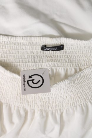 Damen Shirt Gina Tricot, Größe M, Farbe Weiß, Preis € 13,92