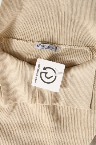 Γυναικεία μπλούζα Glamaker, Μέγεθος S, Χρώμα  Μπέζ, Τιμή 19,18 €