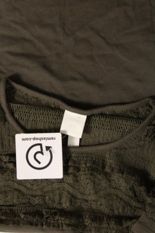 Дамска блуза H&M, Размер S, Цвят Зелен, Цена 12,90 лв.
