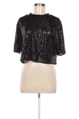 Дамска блуза H&M, Размер L, Цвят Черен, Цена 10,83 лв.