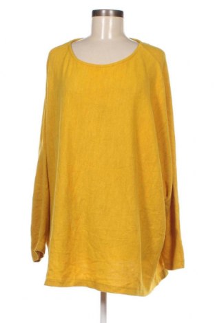 Дамска блуза H&M, Размер 3XL, Цвят Жълт, Цена 11,40 лв.