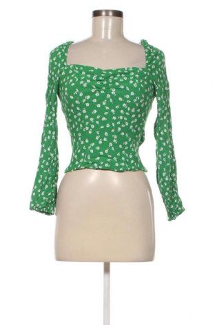 Дамска блуза H&M, Размер M, Цвят Зелен, Цена 9,50 лв.