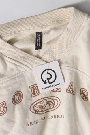 Damen Shirt H&M Divided, Größe L, Farbe Ecru, Preis 8,87 €