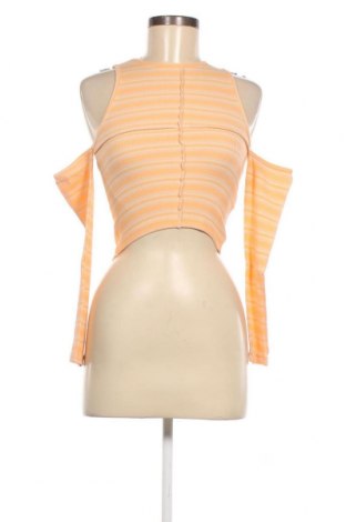 Дамска блуза Jennyfer, Размер XXS, Цвят Оранжев, Цена 13,95 лв.