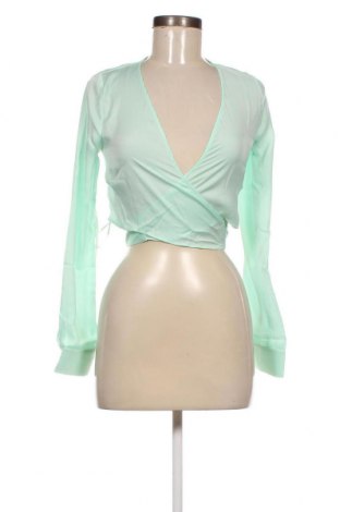 Дамска блуза Jennyfer, Размер XS, Цвят Зелен, Цена 12,71 лв.