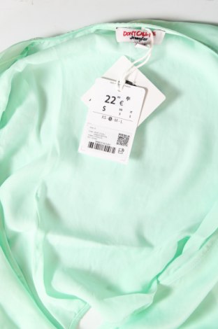 Дамска блуза Jennyfer, Размер M, Цвят Зелен, Цена 12,71 лв.