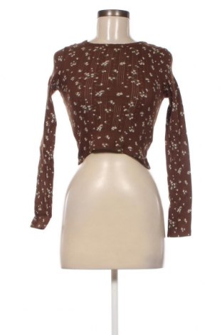 Дамска блуза Jennyfer, Размер XS, Цвят Кафяв, Цена 13,33 лв.
