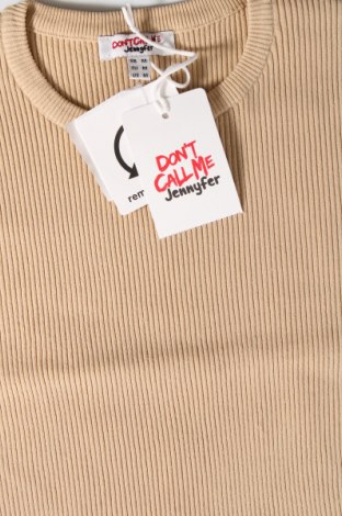 Γυναικεία μπλούζα Jennyfer, Μέγεθος M, Χρώμα  Μπέζ, Τιμή 4,63 €