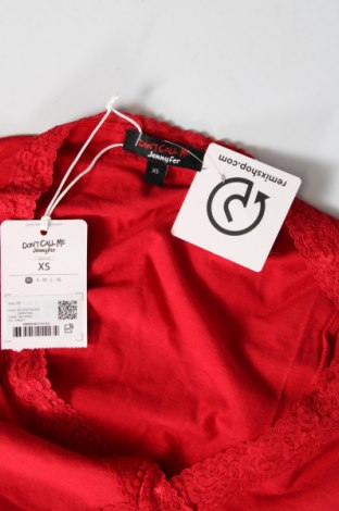 Γυναικεία μπλούζα Jennyfer, Μέγεθος XS, Χρώμα Κόκκινο, Τιμή 6,07 €