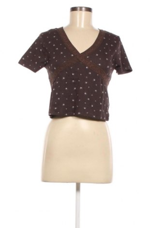 Γυναικεία μπλούζα Jennyfer, Μέγεθος L, Χρώμα Καφέ, Τιμή 6,39 €