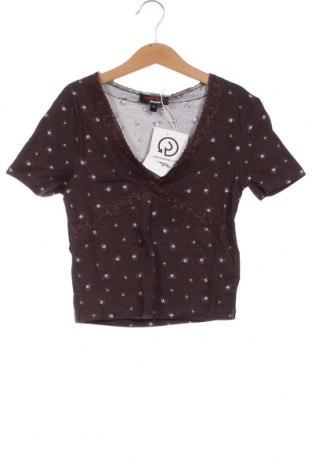 Γυναικεία μπλούζα Jennyfer, Μέγεθος XS, Χρώμα Καφέ, Τιμή 2,72 €