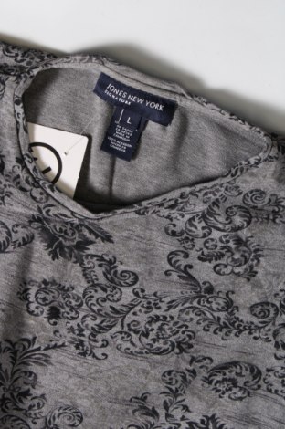Дамска блуза Jones New York, Размер L, Цвят Сив, Цена 6,80 лв.
