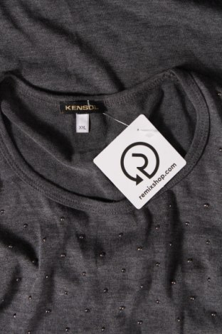 Γυναικεία μπλούζα Kensol, Μέγεθος M, Χρώμα Γκρί, Τιμή 4,21 €