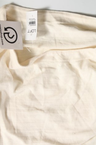 Γυναικεία μπλούζα Loft By Ann Taylor, Μέγεθος S, Χρώμα Εκρού, Τιμή 10,02 €