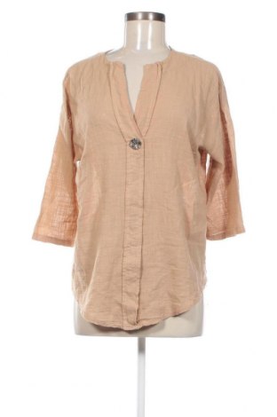 Дамска блуза Made In Italy, Размер M, Цвят Бежов, Цена 11,73 лв.