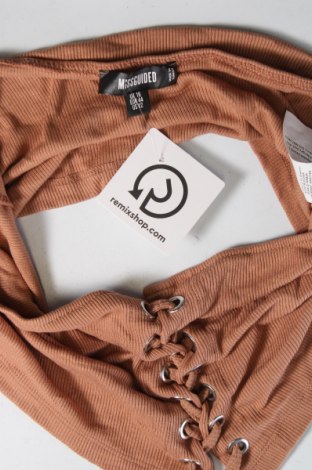 Γυναικεία μπλούζα Missguided, Μέγεθος XL, Χρώμα  Μπέζ, Τιμή 2,40 €