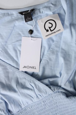 Дамска блуза Monki, Размер L, Цвят Син, Цена 4,80 лв.