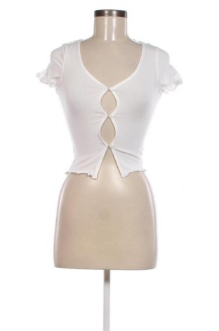 Damen Shirt Monki, Größe XS, Farbe Weiß, Preis 12,37 €
