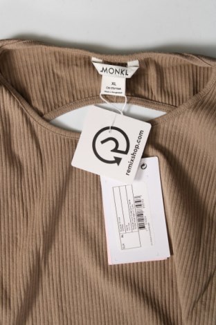 Bluză de femei Monki, Mărime XL, Culoare Bej, Preț 31,48 Lei