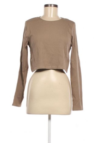 Γυναικεία μπλούζα Monki, Μέγεθος XL, Χρώμα  Μπέζ, Τιμή 5,08 €