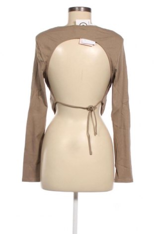 Дамска блуза Monki, Размер XL, Цвят Бежов, Цена 9,57 лв.