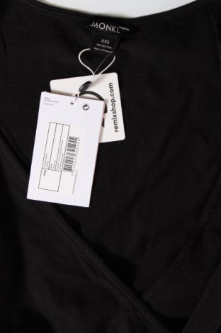 Damen Shirt Monki, Größe XXS, Farbe Schwarz, Preis 4,82 €