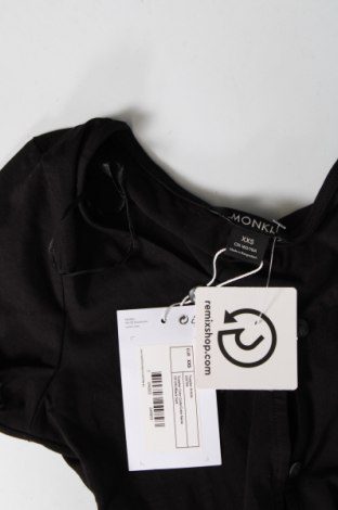 Γυναικεία μπλούζα Monki, Μέγεθος XXS, Χρώμα Μαύρο, Τιμή 1,86 €