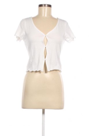 Damen Shirt Monki, Größe M, Farbe Weiß, Preis € 3,34