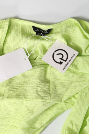 Γυναικεία μπλούζα Monki, Μέγεθος S, Χρώμα Πράσινο, Τιμή 6,31 €