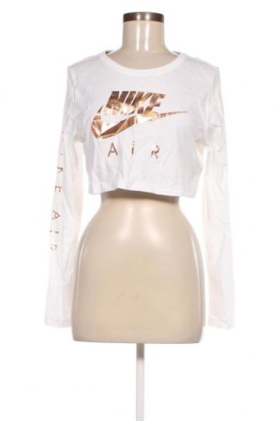 Damen Shirt Nike, Größe S, Farbe Weiß, Preis 14,74 €