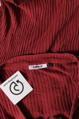 Γυναικεία μπλούζα ONLY, Μέγεθος L, Χρώμα Κόκκινο, Τιμή 4,95 €