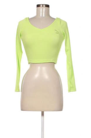 Γυναικεία μπλούζα PUMA, Μέγεθος XS, Χρώμα Πράσινο, Τιμή 8,33 €