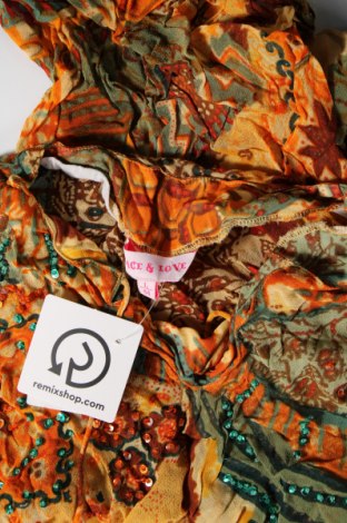 Γυναικεία μπλούζα Peace + Love, Μέγεθος L, Χρώμα Πολύχρωμο, Τιμή 17,44 €