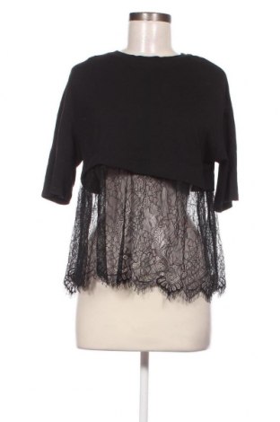Γυναικεία μπλούζα Pull&Bear, Μέγεθος S, Χρώμα Μαύρο, Τιμή 4,52 €