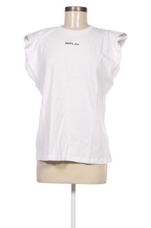 Γυναικεία μπλούζα Replay, Μέγεθος M, Χρώμα Λευκό, Τιμή 49,79 €