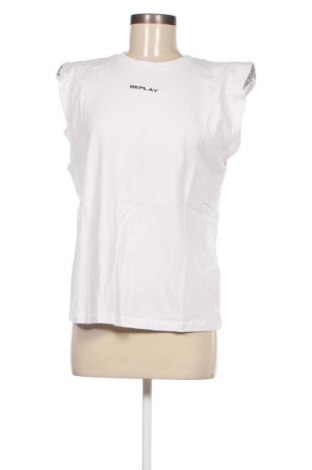 Γυναικεία μπλούζα Replay, Μέγεθος S, Χρώμα Λευκό, Τιμή 49,79 €