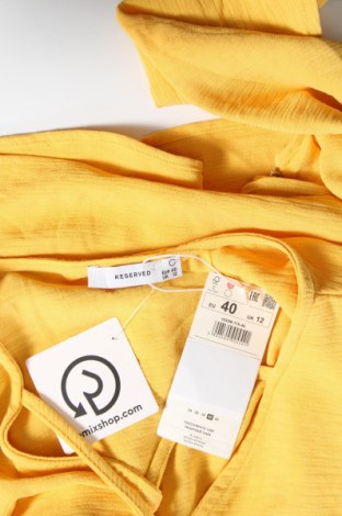 Дамска блуза Reserved, Размер M, Цвят Жълт, Цена 11,46 лв.