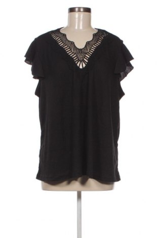 Дамска блуза SHEIN, Размер 3XL, Цвят Черен, Цена 11,40 лв.