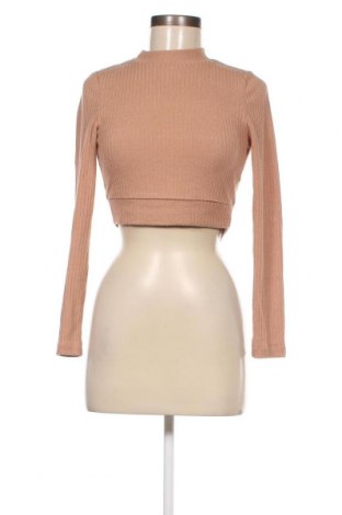 Γυναικεία μπλούζα SHEIN, Μέγεθος XS, Χρώμα  Μπέζ, Τιμή 3,41 €