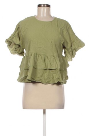 Дамска блуза SHEIN, Размер S, Цвят Зелен, Цена 12,40 лв.