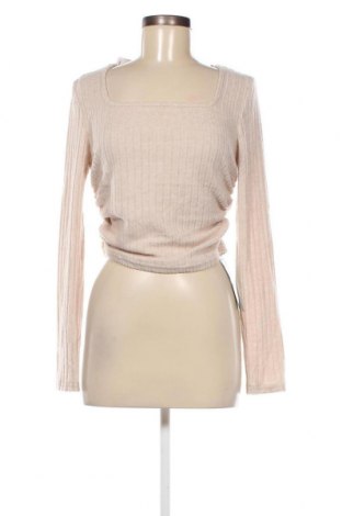 Γυναικεία μπλούζα SHEIN, Μέγεθος L, Χρώμα  Μπέζ, Τιμή 3,84 €