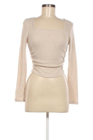 Γυναικεία μπλούζα SHEIN, Μέγεθος S, Χρώμα  Μπέζ, Τιμή 19,18 €