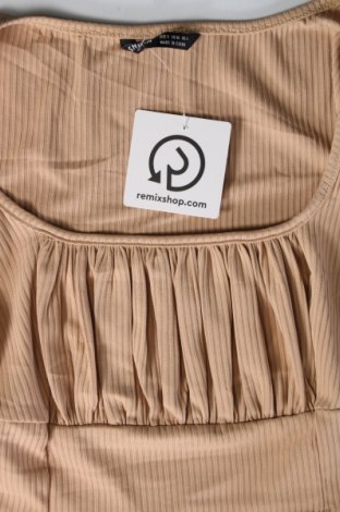 Дамска блуза SHEIN, Размер S, Цвят Бежов, Цена 19,00 лв.