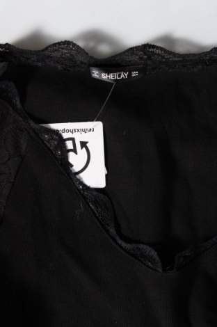 Γυναικεία μπλούζα Sheilay, Μέγεθος M, Χρώμα Μαύρο, Τιμή 3,89 €