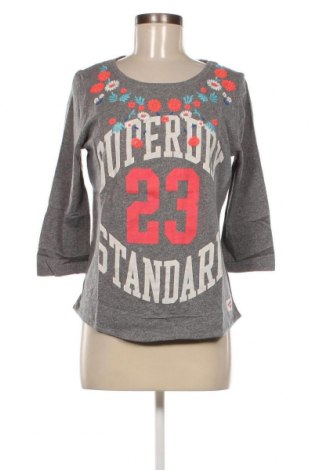 Γυναικεία μπλούζα Superdry, Μέγεθος M, Χρώμα Γκρί, Τιμή 8,00 €