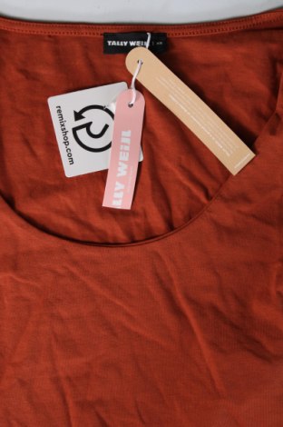 Γυναικεία μπλούζα Tally Weijl, Μέγεθος XS, Χρώμα Καφέ, Τιμή 2,40 €
