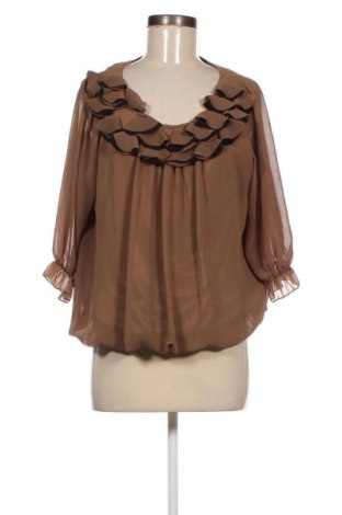 Дамска блуза Tina R, Размер M, Цвят Кафяв, Цена 15,78 лв.