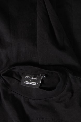 Damen Shirt UNFOLLOWED x ABOUT YOU, Größe XS, Farbe Schwarz, Preis 5,95 €